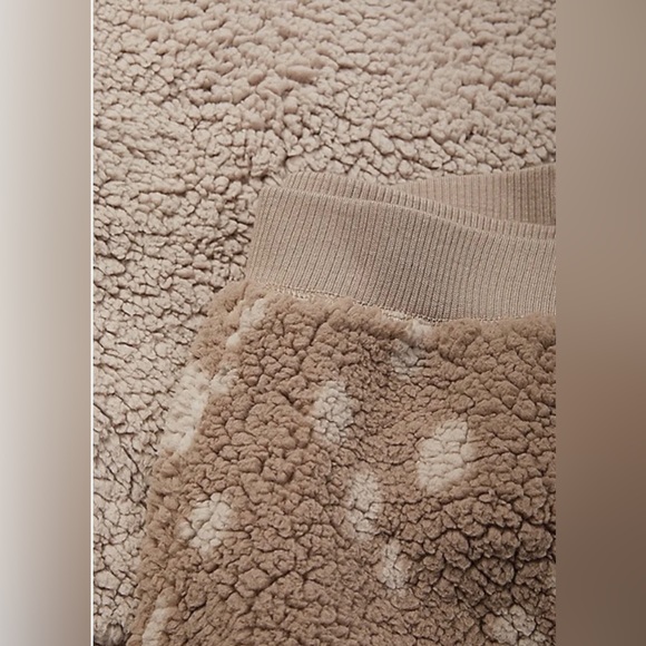 Justice Girls Hooded Reindeer Sherpa Pajamas Plush 2 Piece PJ Set Deer Antlers - Picture 8 of 15